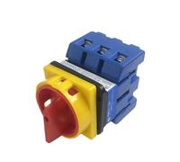 YMD11-80A 100A 3/4P Isolator Selector Silver Contact DC Disconnect Load Break ON-OFF Rotary Cam Switch LW30-100(100A 3P)