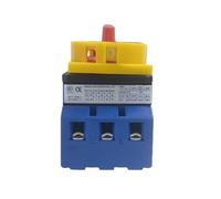 YMD11-80A 100A 3/4P Silver Contact DC Disconnect Load Break ON-OFF Rotary Cam Switch LW30-100 1Pcs(100A 3P)