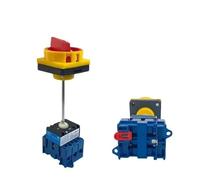 YMD11-B With Extension Pole Isolator Switch Pad-lock Panel 3/4P On-off Rotary Cam LW30 1Pcs(80A 4P)
