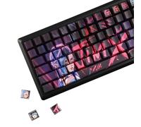 YMDK 117 Keys Graffiti Exploder Game Characters Sidelit Cherry Profile PBT for 60 87 98 104 108 MX Mechanical Keyboard