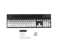 YMDK 120 Key PBT ANSI ISO DSA Profile Polar Day White Gray Black Keycaps for MX Mechanical Keyboard 61 96 84 68 108 87 Wings SP84