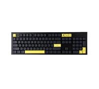 YMDK 125 ZDA Profile Gentleman Korean XDA v2 Dye Sub PBT Yellow Gray Keycaps for 104 TKL 60% 96 84 68 64 MX Switches Keyboard