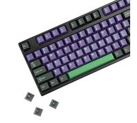 YMDK 128 Keys Retro Machinery Cherry Profile PBT 5 Sides Dye Sublimation Keycaps for MX Mechanical Keyboards 75/87/98/104/108
