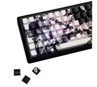 YMDK 132 Keys Chain Girl Theme Keycaps Cherry Profile Sidelit Dye Sub PBT Keycap for 65/75/87/98/100/104/108 MX Mechanical Keyboard