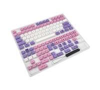 YMDK 134 Key Hana Dye Sub ZDA Similar to XDA Keycaps PBT Keycap for MX Keyboard 104 87 61 Melody 96 KBD75 ID80 GK64 SP84
