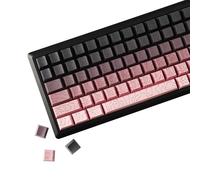 YMDK 134 Keys Color Contour Lines Personality Double Shot Side-lit Dye Sub PBT Cherry Profile Keycap for 61/75/87/98/100/108 MX Mechanical Keyboard