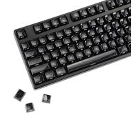 YMDK 136 Keys Jelly Black Double-Shot PC Material OEM Profile Side Print Keycaps for 61/68/84/104/108 MX Mechanical Keyboard