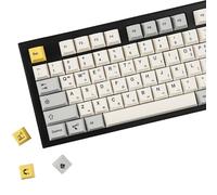 YMDK 142 Heavy Industry Keycaps English Korean Cherry Profile PBT Top Print Custom Keycap for MX Mechanical Keyboard Key Caps 65/75/87/98/100/104
