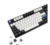 YMDK 142 Keys Arctic Circle Cherry Profile PBT Dye-Sub Keycaps for 61/68/75/84/96/100/104 MX Mechanical Keyboard
