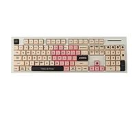 YMDK 144 Keycaps ZDA Profile XDA v2 Dye Sub PBT Pink Plastic Love Valentine for 104 TKL 60% 96 84 68 64 MX Switches Keyboard