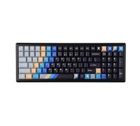YMDK 1988 Gradient 129 Keys Cherry Profile Keycaps Gaming Keyboard PBT for MX Switch Mechanical Keyboard