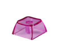 YMDK 1U Blank Crystal PC Material Transparent ZDA Profile XDA v2 1.6mm Thickness Keycaps Shine Through 1X Keys for MX Backlit Mechanical Keyboard
