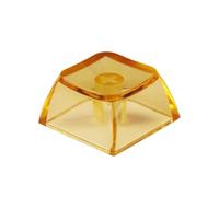 YMDK 1U Blank Crystal PC Material Transparent ZDA Profile XDA v2 1.6mm Thickness Keycaps Shine Through 1X Keys for MX Backlit Mechanical Keyboard