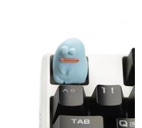 YMDK 1U Ugly Cute Monster Resin Keycap, Novelty Artisan Handmade Custom Keycap for Cherry MX Mechanical Keyboards