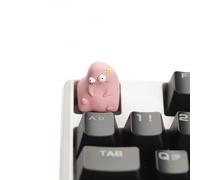 YMDK 1U Ugly Cute Monster Resin Keycap, Novelty Artisan Handmade Custom Keycap for Cherry MX Mechanical Keyboards