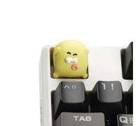 YMDK 1U Ugly Cute Monster Resin Keycap, Novelty Artisan Handmade Custom Keycap for Cherry MX Mechanical Keyboards