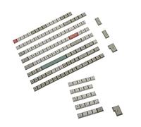 YMDK 61 87 104 96 84 DSA Profile 9009 Dye Sub ANSI ISO AZERTY QWERTZ Spain UK French German Italian Keyset PBT Keycap for MX Keyboard (Spain ISO Set)