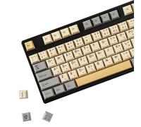 YMDK Desert Theme Keycaps Thai Full Set 144 Keys PBT Cherry Profile Dye Sub Keycap for 61/75/87/98/100/104 MX Mechanical Keyboard