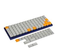 YMDK DSA Profile Gray Orange 109 Keycaps Dye Sub PBT 1.4mm Thickness Ortholinear for XD75 ID75 Planck Preonic Niu40 Split 36 Corne Split 46 Using