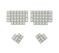 YMDK DSA Profile PBT Blank Keycap Set for Ergo Ergodox Planck Preonic Lily 58 Keyboard