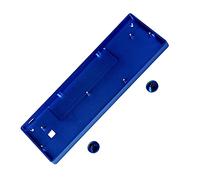 YMDK GH60 Anodizing Aluminum CNC Case for 60% Mechanical Gaming Keyboard Compatible Poker2 Pok3r Faceu 60 with ALU Feet (Blue)