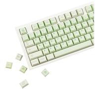 YMDK Ginkgo Theme Keycaps 143 Keys PBT Dye Sublimation Cherry Profile for 61/64/68/84/87/96/108 Mechanical Keyboard