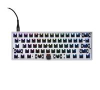 YMDK GK61 Pro RGB QMK VIA Wired Gasket Hot Swap Hot-swappable Knob 60% Fully Programmable NKRO Keyboard Kit Support Split Space