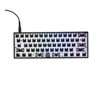 YMDK GK61 Pro RGB QMK VIA Wired Gasket Hot Swap Hot-swappable Knob 60% Fully Programmable NKRO Keyboard Kit Support Split Space