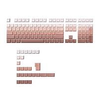 YMDK Gradient Keycaps Blacklit Thick PBT Keycap, Shine Through OEM Profile, 134 Key Set Cherry Profile Dye Sub, Minimalist Style Custom Key Cap for MX Mechanical Keyboards