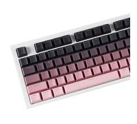 YMDK Gradient Keycaps Thick PBT Blacklit Keycap, Shine Through OEM Profile, 134 Key Set Cherry Profile Dye Sub, Minimalist Style Custom Key Cap for MX Mechanical Keyboards