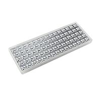 YMDK Idobao x 75 Keys Ortholinear Layout VIA Acrylic Case Plate hot-swappable Hot Swap RGB PCB Mechanical Keyboard Kit