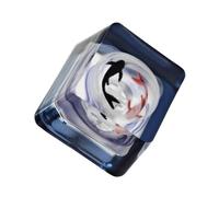 YMDK Koi Fish Personalized Keycaps Creative Good Luck Cute Keycap Handmade Custom Resin Key Caps OEM ESC Keys for MX Mechanical Keyboard