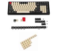 YMDK Laser Etched UK Italian Spain German ISO OEM Profile Thick PBT Keycap for MX Mechanical Keyboard YMD96 KBD75 104 87 61 (Carbon Spain ISO)