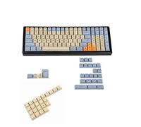 YMDK Laser Etched UK Italian Spain German ISO OEM Profile Thick PBT Keycap for MX Mechanical Keyboard YMD96 KBD75 104 87 61 (Godspeed Spain ISO)