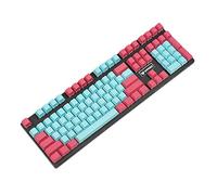 YMDK Miami 108 Key Cherry Profile PBT Double Shot Side-lit Shine Through Translucent Backlit keycaps for MX Mechanical Keyboard Filco (Only Keycap)