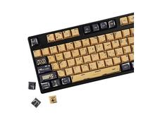 YMDK Old Dream Theme 126 Keys Keycaps Retro Manga Style Cherry Profile PBT Dye Sub for MX 65/75/87/98/100/104 Mechanical Keyboard