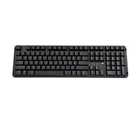 YMDK PBT Black White OEM Profile 108 Key Douhle Shot Shine Through Keycap for Corsair Logitech Razer Coolermaster
