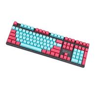 YMDK PBT Miami OEM Profile 108 Key Douhle Shot Shine Through Keycap Suitable for Filco Ducky Coolermaster (ANSI Standard 108)(Only Keycap)