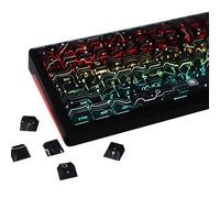 YMDK PCB Electronic Vision Theme 135 Keys PBT+PC Keycaps Side-lit Shine Through Dye Sub Custom Keycap Double Shot Cherry Profile for 60 75 100% MX Mechanical Keyboard