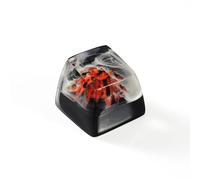 YMDK Snow Mountain Personalized Keycaps Volcano Valley Keycap Creative and Novel Homemade Resin Key Cap for MX Mechanical Keyboard