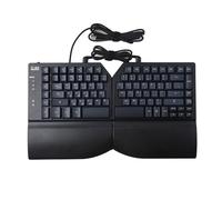 YMDK Split 75% NKRO Core Alps Matias Silent Switches Magnetic Hand Rests Ergonomics Fully Programmable Macro Mechanical Keyboard