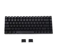 YMDK White Black Dolch Thick PBT 84 68 64 Blank Keyset OEM Profile Keycaps for MX Mechanical Keyboard Keychron K2 K6 Keycool Tada68 YD64 (Black)