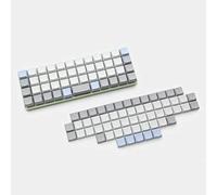 YMDK XDA DSA Blank PBT Keycaps Suitable for Ortholineal MX Keyboard XD75 ID75 Split36 Split46 Planck Preonic Niu40 (Key Only)