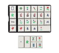 YMDK ZDA Ball Shape Thick PBT Mahjong Keycaps Dye Sub Keycap for 21 22 23 24 Mx Switches Numpad Number Pad Numeric Pad Mechanical Keyboard (Only Keycaps) (The Circle Tiles)