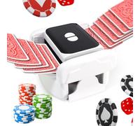 YMGN Automatic Card Shuffler for 1-2 Decks, Portable and Rechargeable, One-Touch Automatic Shuffle and Manual Mode, Suitable for Uno, Skip-Bo, Phase 10, Adult and Family Card Games