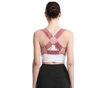 YMGSCC Adjustable Clavicle Corrector Support Corrector Adjustable Support Strap Posture Corrector Clavicle Corrector Posture Correction(B,Large-L)