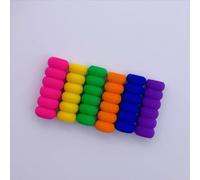 Ymhapp 10 Pcs Multicolour Soft Foam Pencil Grips, Pen Grippers for Painting Pens Drill Pen, Pencil Cushion for Drawing Writing Toddlers Adults