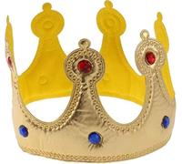 Ymhapp Gold Birthday Tiara Party Crown Hat Reusable Crowns Hat Suits for Men King Prince Crown Mermaid Birthday Decorations Birthday King Boy King Supplies Halloween Party Decoration