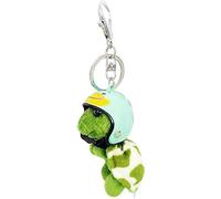 Ymhapp Green Plush Turtle Keychain, Funny Pendant Plush Doll Portable for Wallet Tote Bag Belt Phone, Car Keychains and Charms