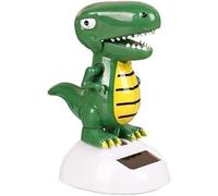 Ymhapp Green Solar Powered Dancing Dinosaur,Decoration Gift,Swinging Dancer Ornaments,No Battery Required,Desk and Dashboard Decor Home Decor Birthday Gifts Solar Power Kits Learning and Education
